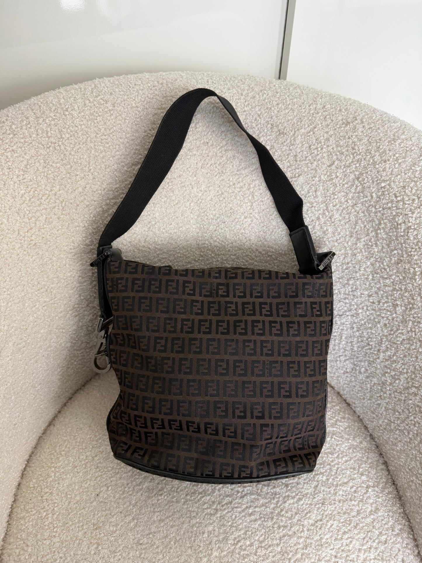 Vintage 90s Fendi Zucca Satchel Shoulder Bag | O/S, Multicoloured
