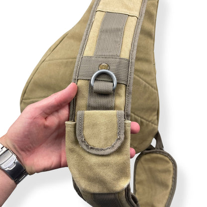 2000's Canvas Multipocket Sling Bag | Default Title, Red