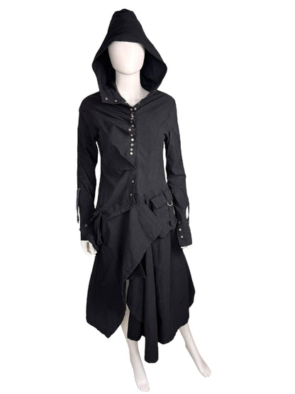 Valesi avant garde coat | XS, Black
