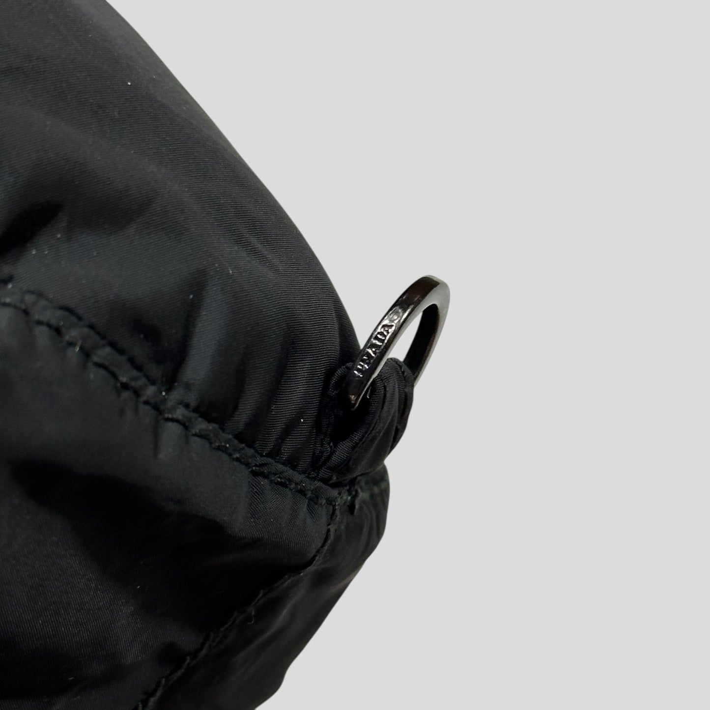 Prada Sport 00’s Nylon Fleece Dog Ear Bucket Hat - M/L