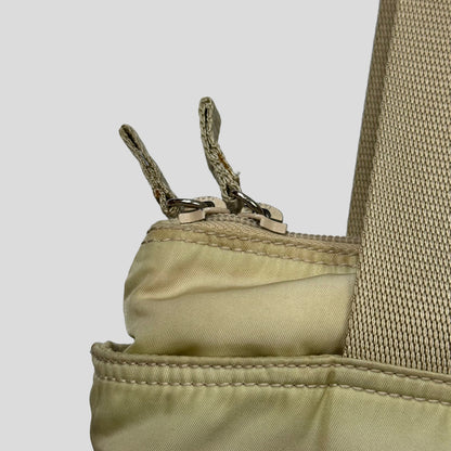 Prada Milano 00’s Nylon Tote Shoulder Bag | O/S, Cream