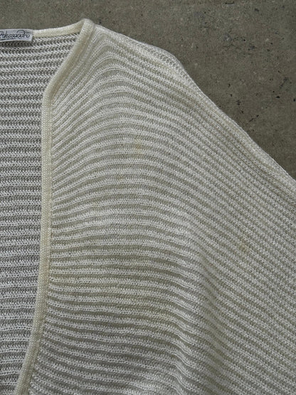 Italian Vintage 1990s Mohair Knitted Cardigan - M