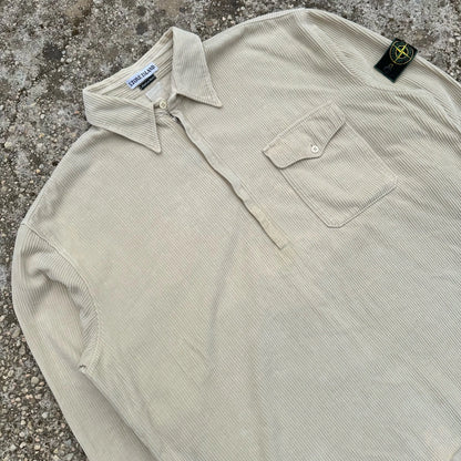A/W1995 Cream 1/4 Zip Jumbo Corduroy Shirt