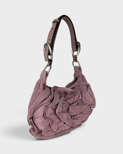 2003 Yves Saint Laurent YSL Rive Gauche Suede Nadja Handbag | O/S, Multicoloured