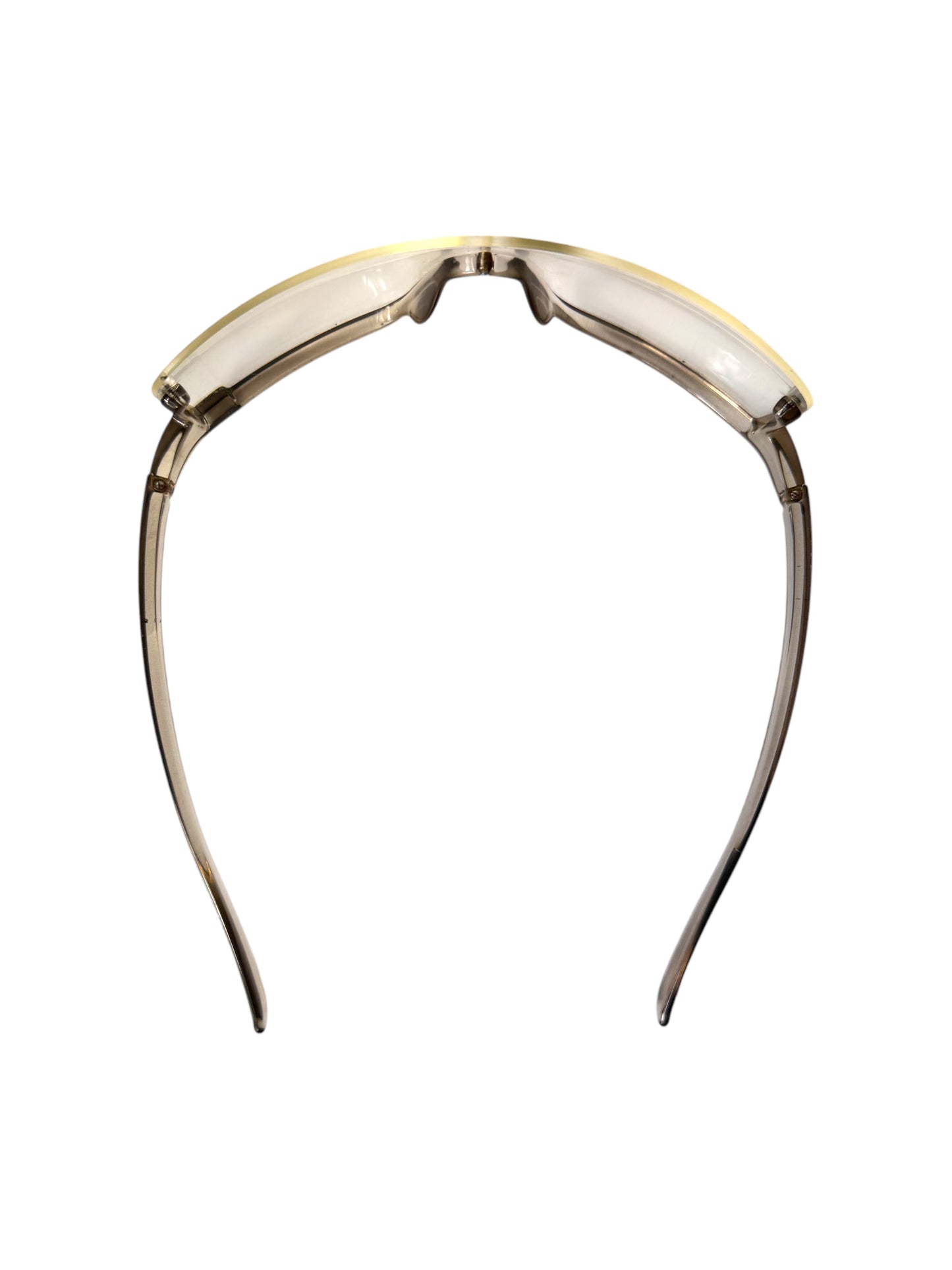 Gucci Vintage Clear Plastic Glasses