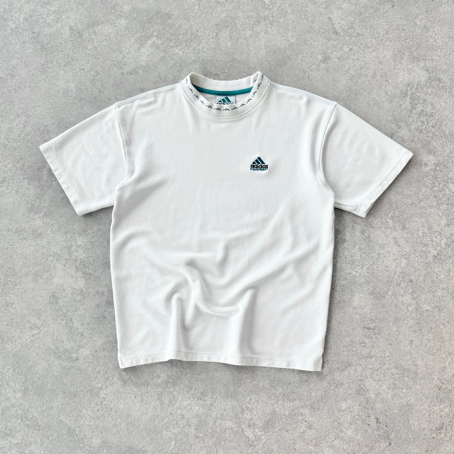 Adidas Equipment 1990s heavyweight embroidered t-shirt (M)