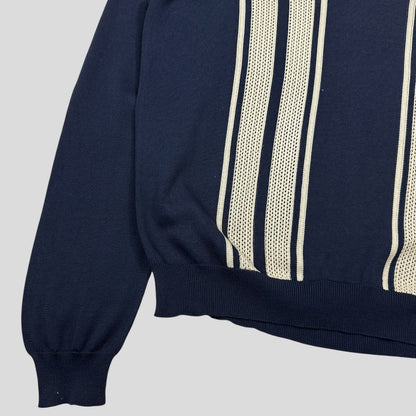 Prada Milano 2014 Superfine Silk Mesh Panelled Bowling Cardigan - M | Default Title, Multicoloured