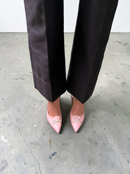 MSGM Milan Trousers | Black, Red