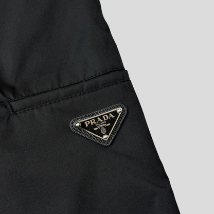 Prada Milano 2023 Re-nylon Plaque Logo Bermuda Shorts - L | Default Title, Black