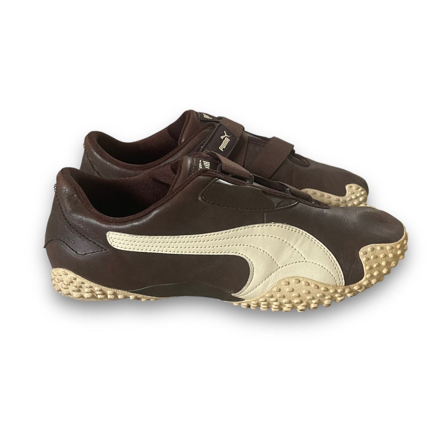 2003 Puma Mostro Leather Brown/Cream (UK8) | Default Title, Brown