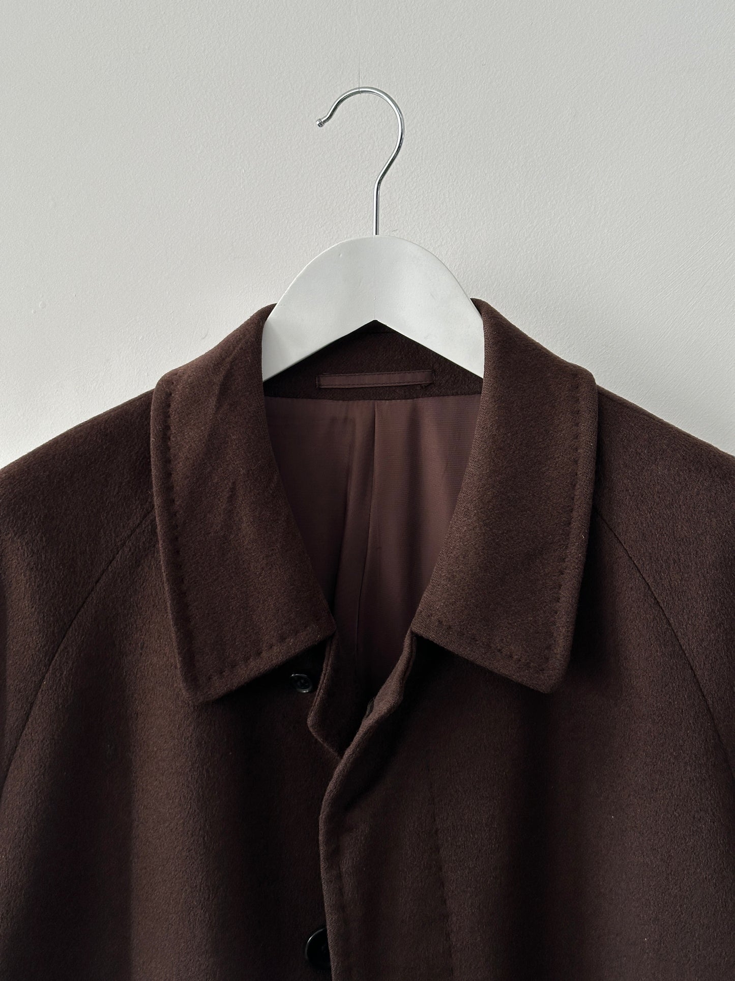 Pierre Balmain 80s Pure Cashmere Coat - XL