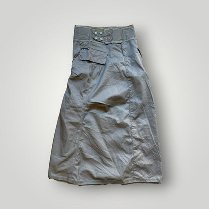 Marithé François Girbaud Midi Skirt S | O/S, Slate Grey