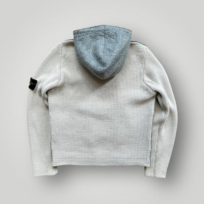 Stone Island AW/08 Poly Felt Zip Up Hoodie S