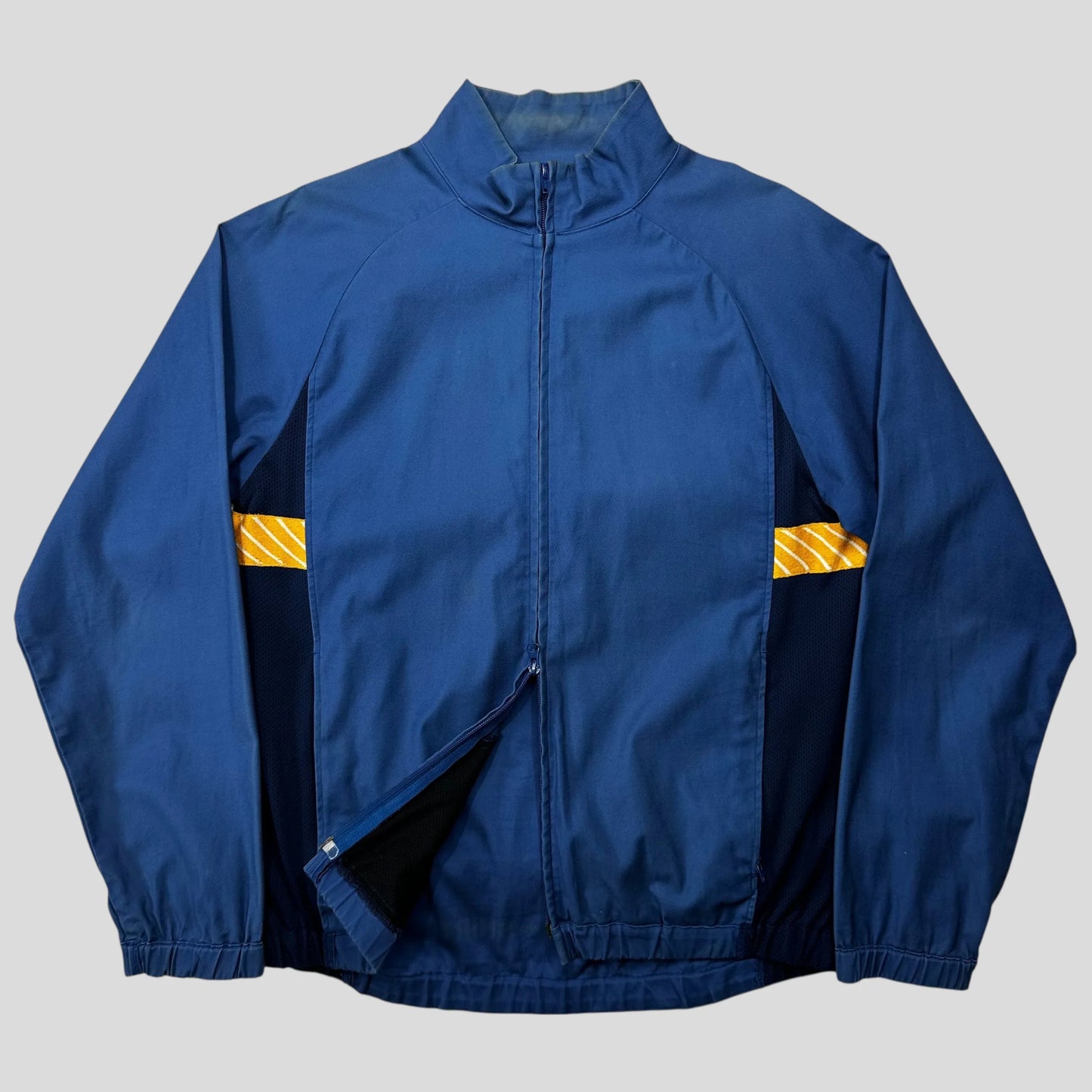 CDG SHIRT 00’s Mesh Panelled Technical Spellout Logo Jacket - M