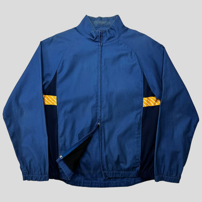 CDG SHIRT 00’s Mesh Panelled Technical Spellout Logo Jacket - M