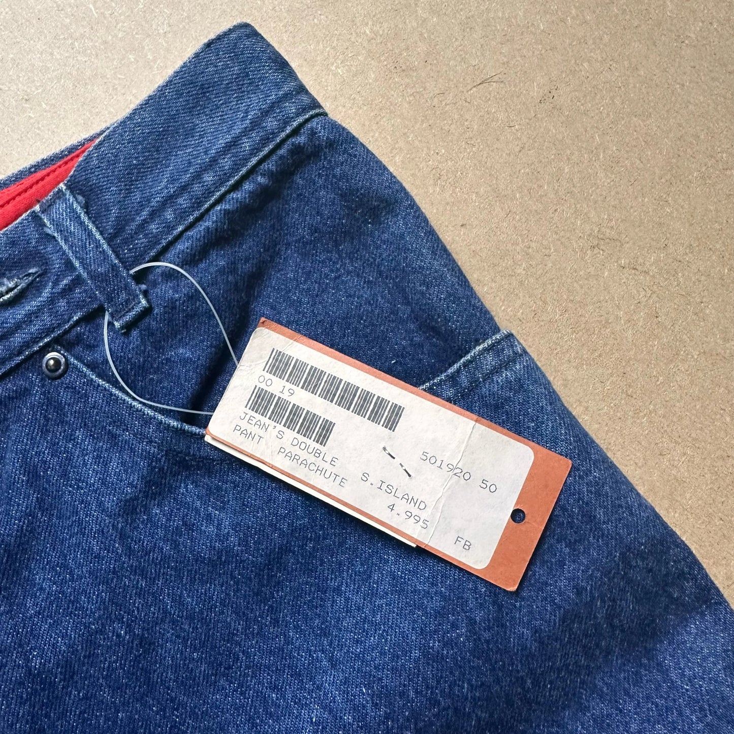 A/W 1988 Double Pant Square Patch Jeans