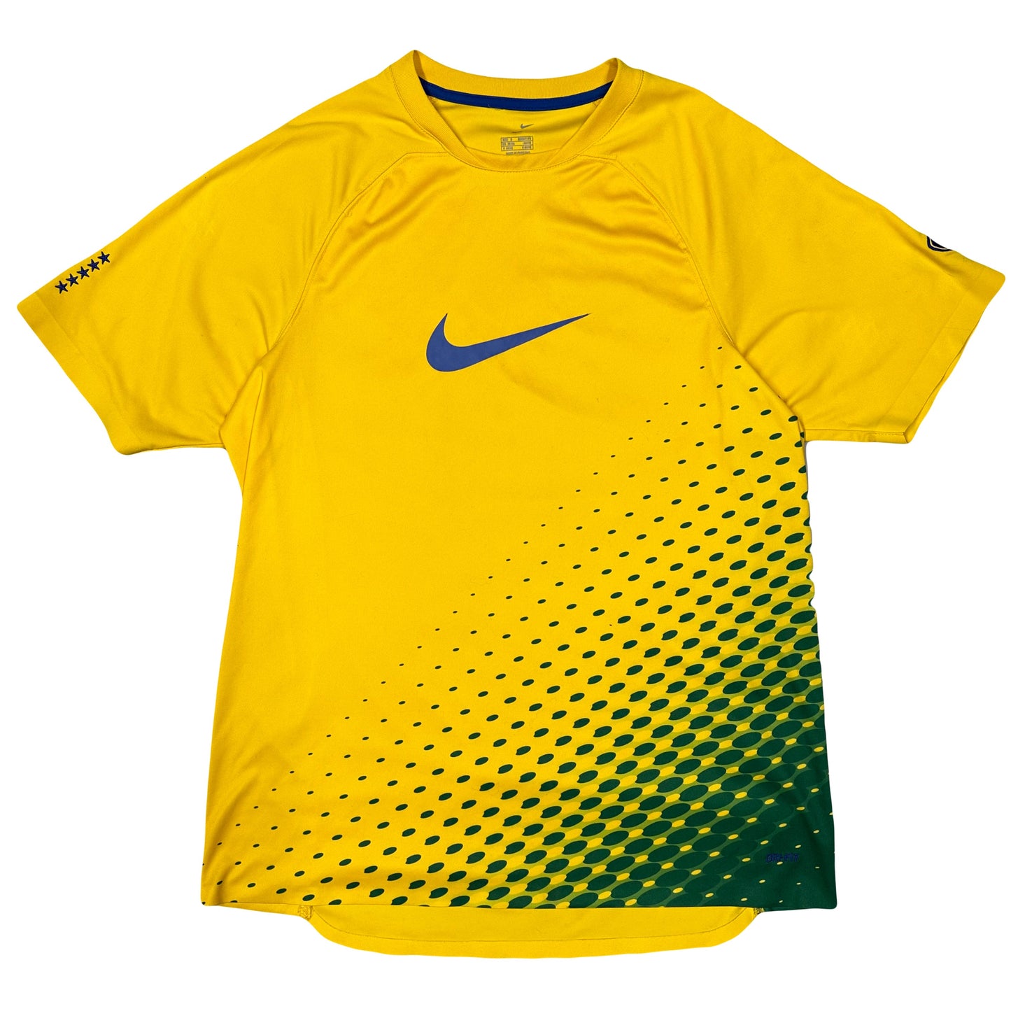 Nike 2000s Shirt In Yellow & Green ( S )