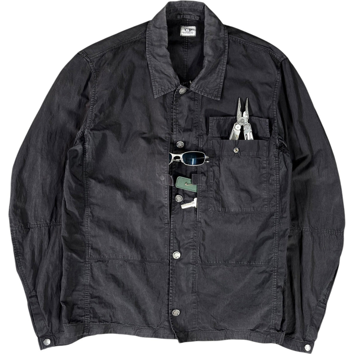 CP Company 2008 Cotton Field Jacket L | Large, Black