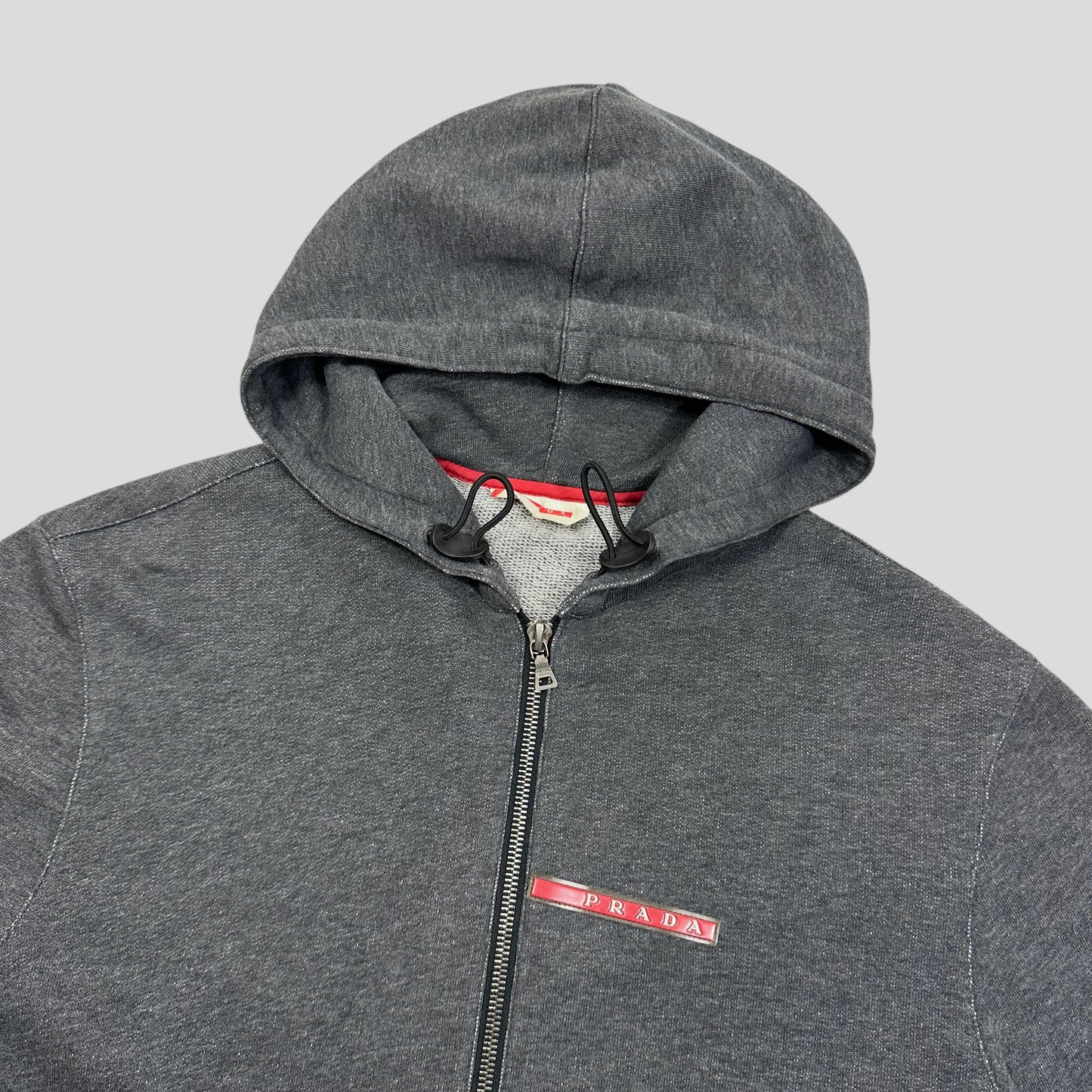 Prada Challenge 2003 Logo Zip Hoodie - M