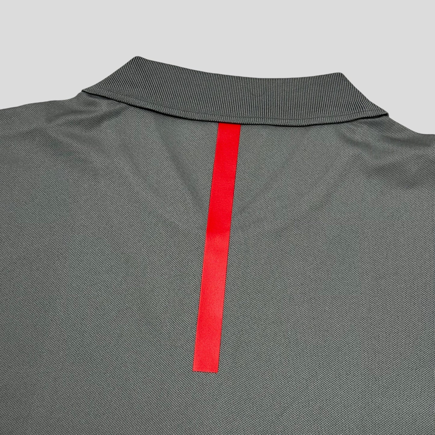 Prada Americas Cup Luna Rossa 2024 Logo Pique Polo - XL/XXL | XXL, Grey