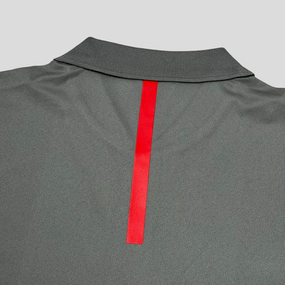 Prada Americas Cup 2024 Logo Pique Polo - XL/XXL | XXL, Grey
