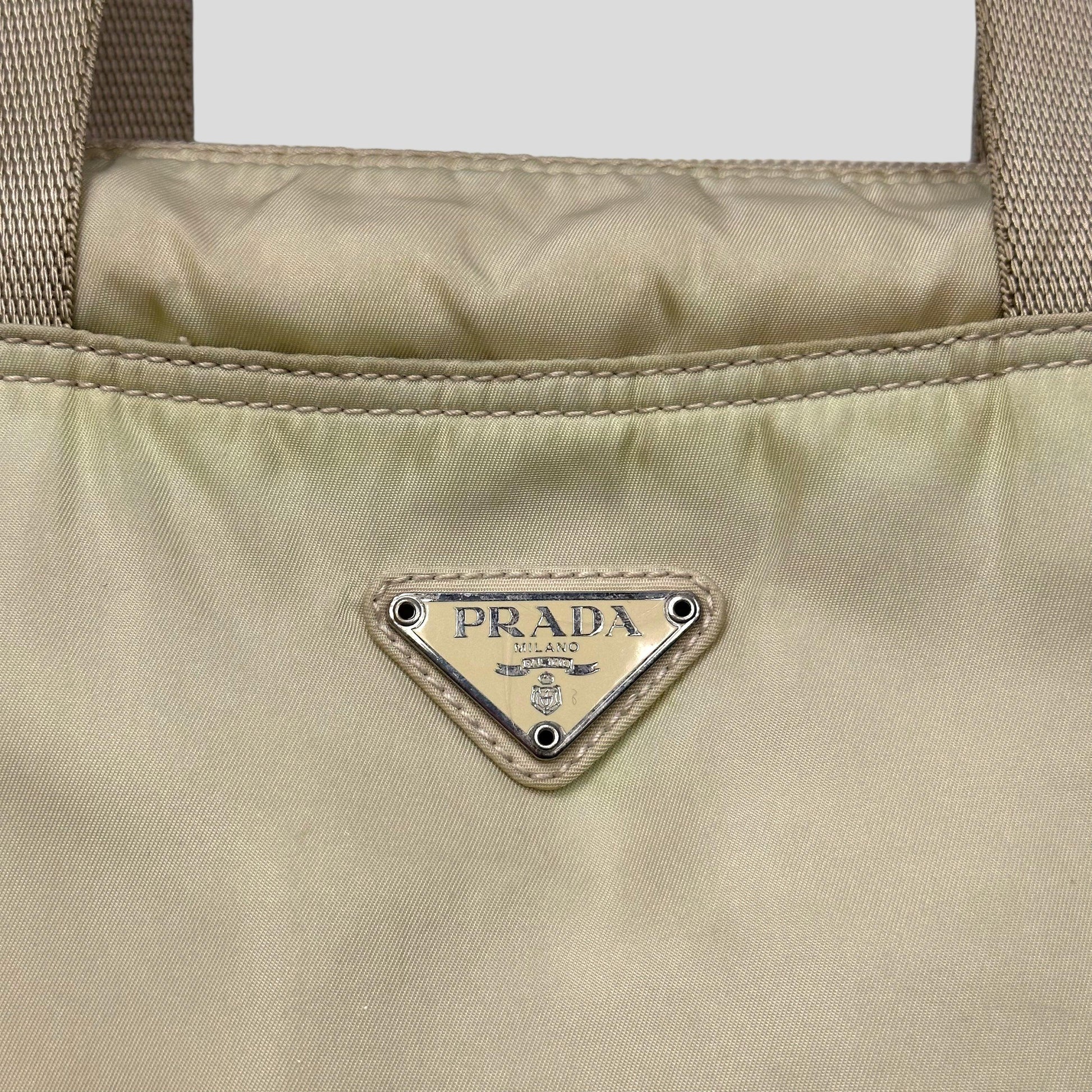 Prada Milano 00’s Nylon Tote Shoulder Bag - Known Source