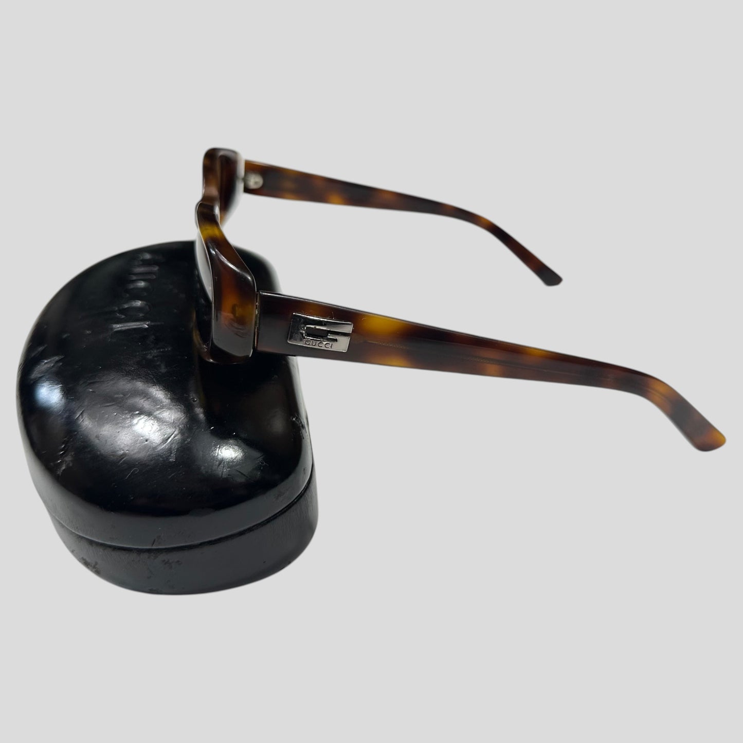Gucci by Tom Ford 90’s Tortoiseshell Orange Lens Sunglasses | O/S, Brown