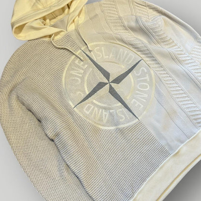 Stone Island SS/22 Center Logo Cotton Knitted Hoodie XL BNWT