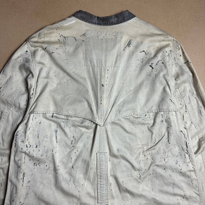 S/S 1985 Light Grey Raso Gommato Marina Rain Coat