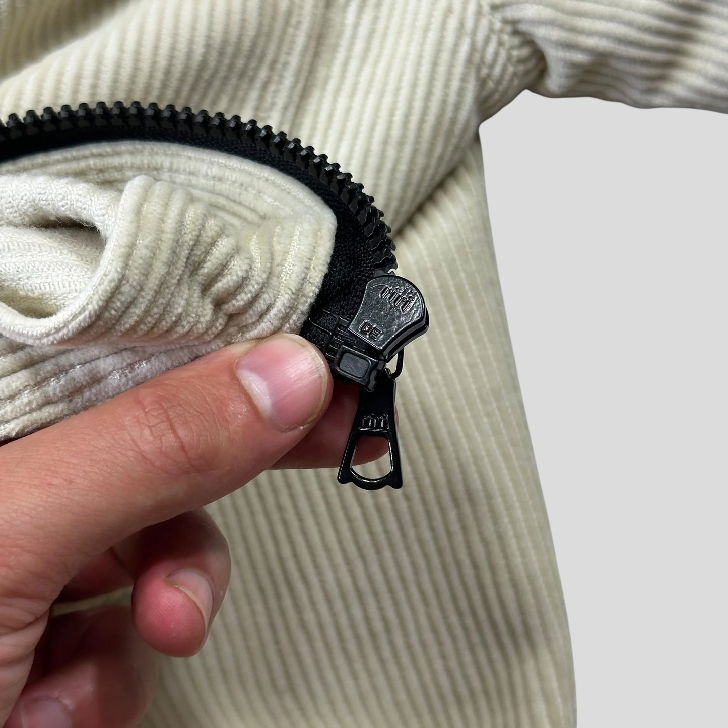 Stone Island 1995 Double Pocket Zip-Up Jumbo Corduroy Shirt - M/L