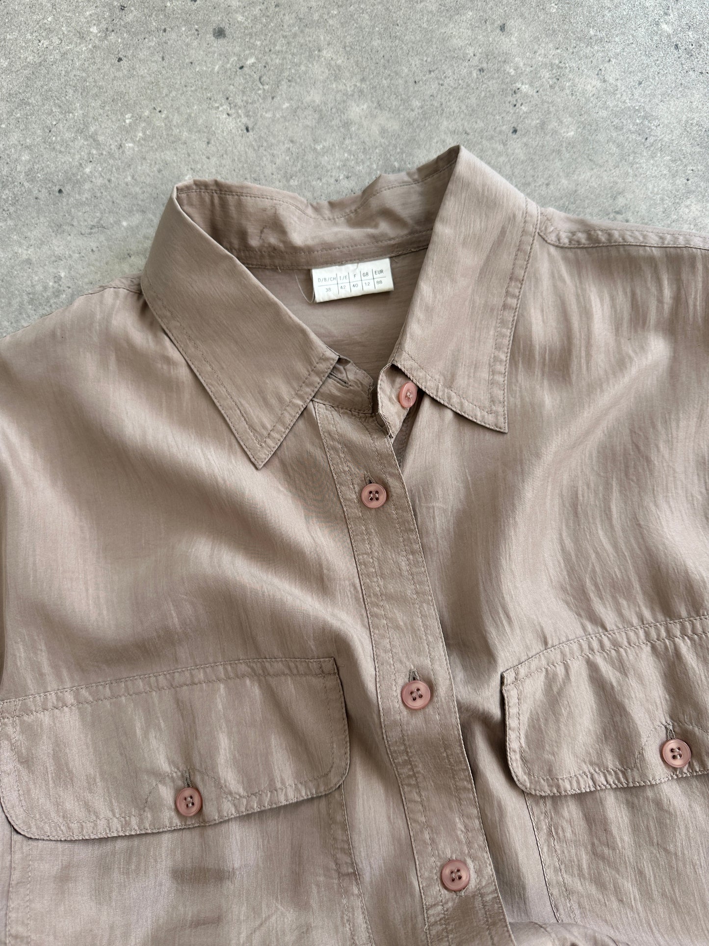 Vintage 1990s Pure Silk Shirt - M/L