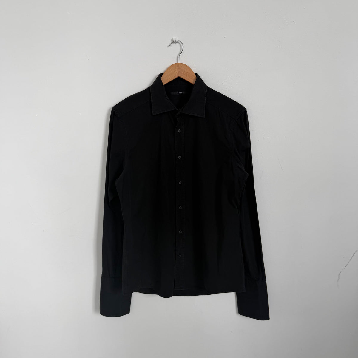 2000s gucci by tom ford button up shirt | O/S, Tan