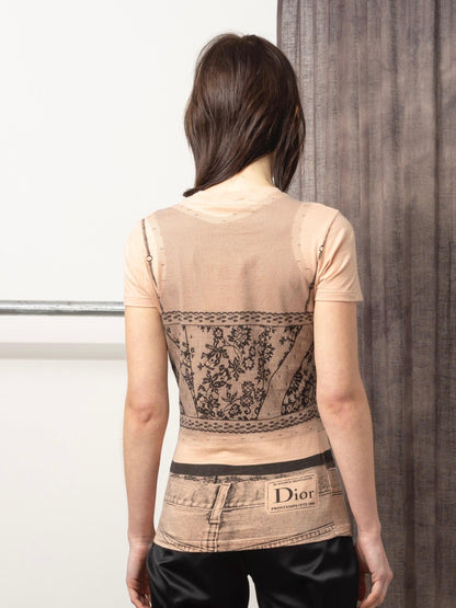 Christian Dior trompe l’oeil t- shirt