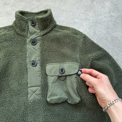 Nike ACG 2000s technical deep pile sherpa fleece jacket (S)