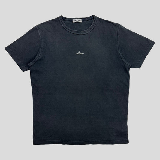 Stone Island Centre Logo Spellout T-shirt - L/XL