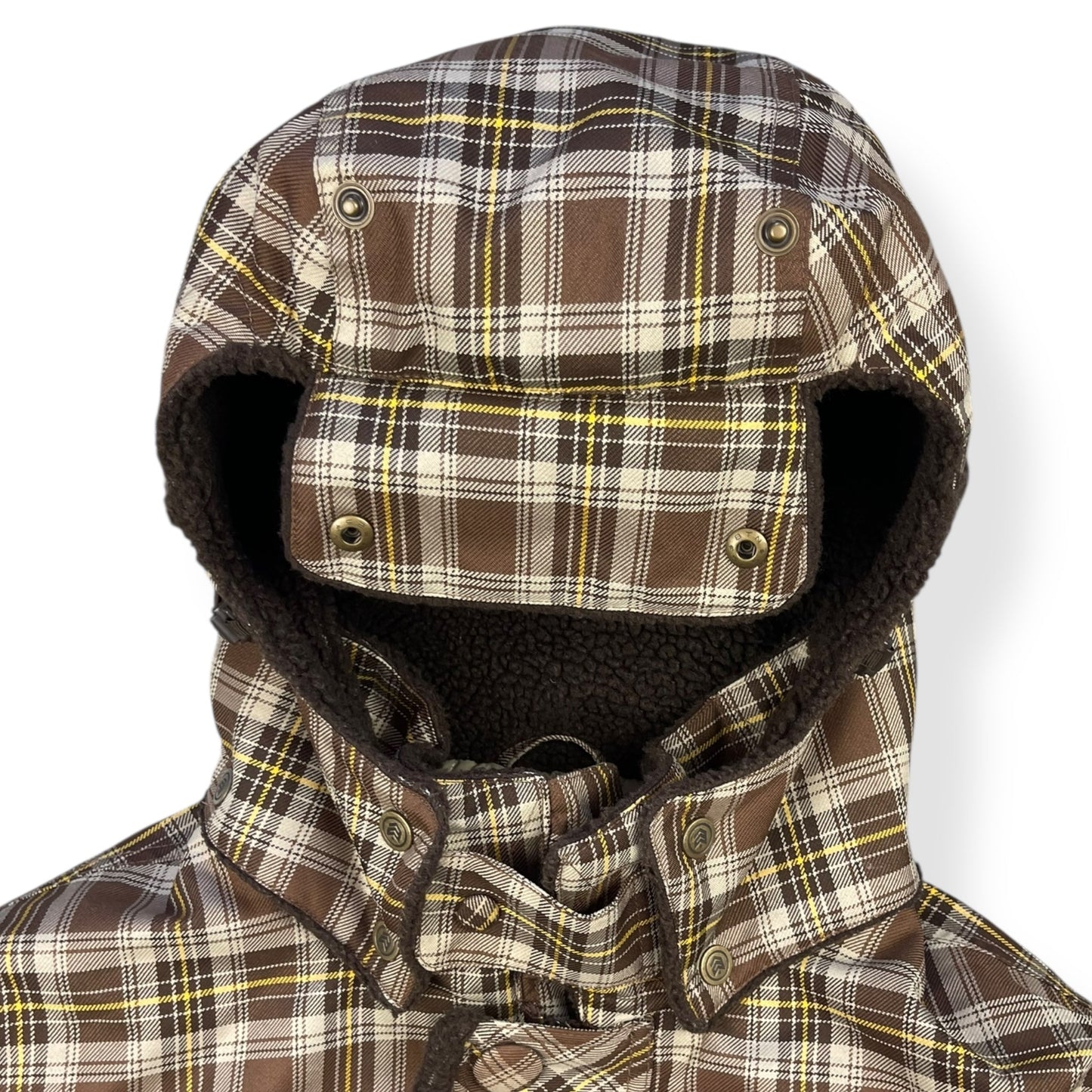 2000's Analog Plaid Trapper Hood Jacket (L) | Default Title, Multicoloured