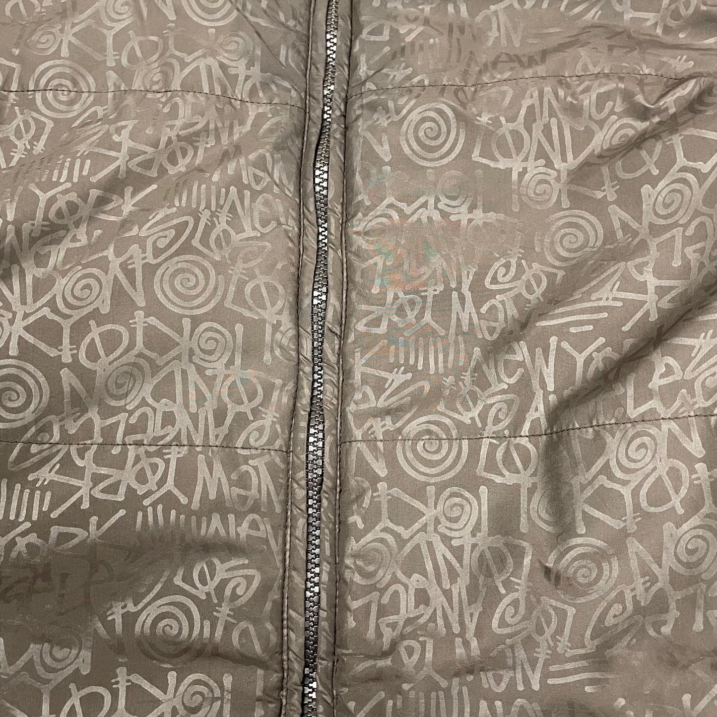 Vintage Stussy Puffer, Size Medium | O/S, Brown