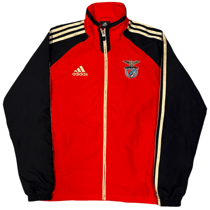 Adidas 2009/10 Benfica Tracksuit In Red & Black ( S )
