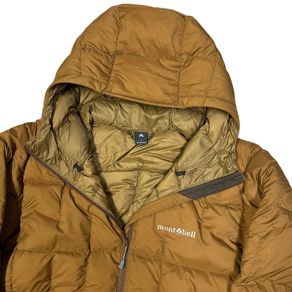 Montbell Puffer Jacket In Brown - Neige Down Parka ( L )