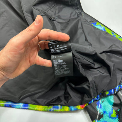 Prada Milano SS17 Radar Nylon Ripstop Jacket - M (L) | Medium, Black with Multicolor Heatmap Print