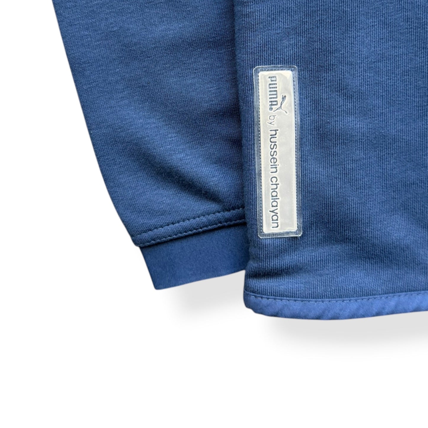 2000's Puma by Hussein Chalayan Detachable Hood Sweatshirt (L) | Large, Blue