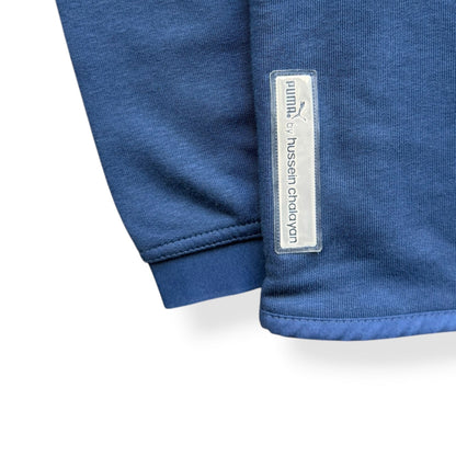 2000's Puma by Hussein Chalayan Detachable Hood Sweatshirt (L) | Large, Blue