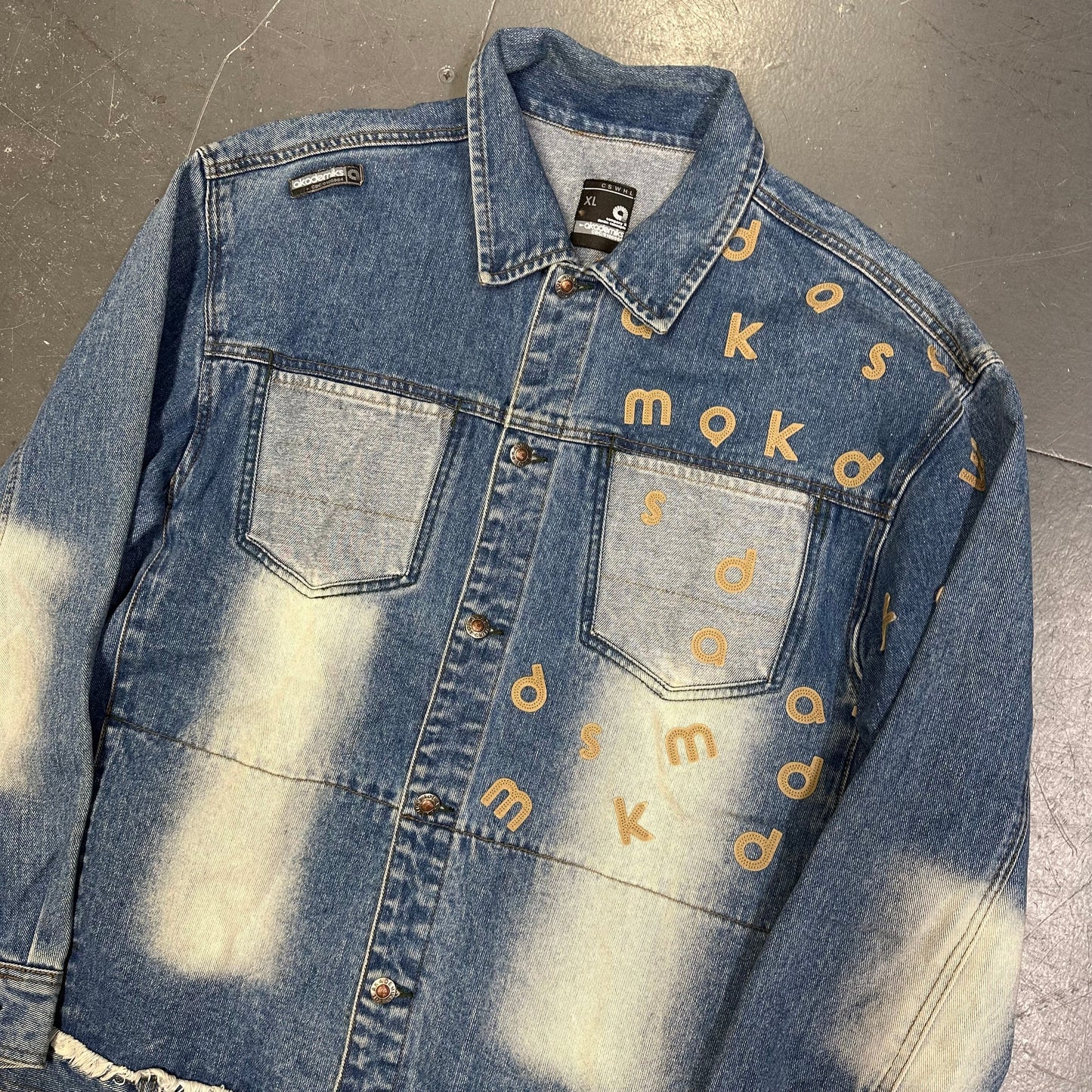 Akademiks Denim Jacket In Blue ( XL )