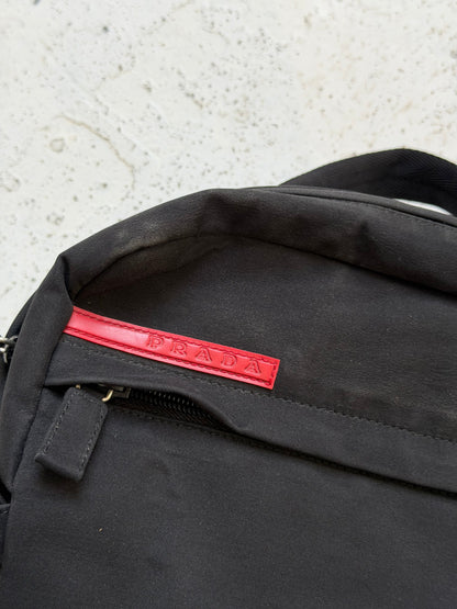 fw1999 prada sport neoprene sling backpack | O/S, Black