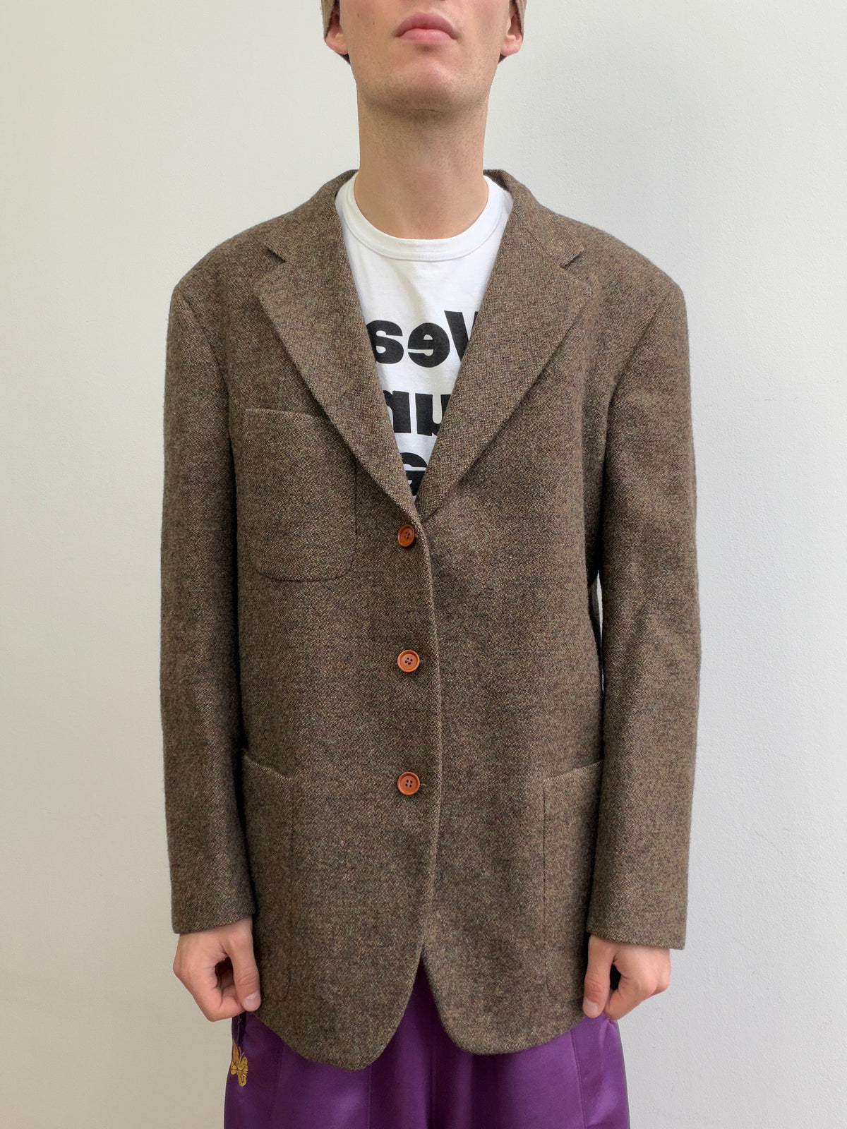 C.P. Company 'Collection' AW94 Virgin Wool Blazer | Large, Red