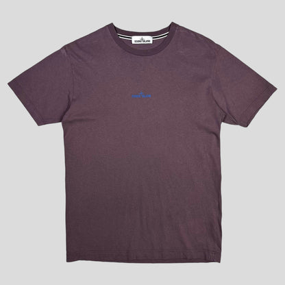 Stone Island 2020 Dusty Purple Isola Di Pietra Graphic T-shirt - M