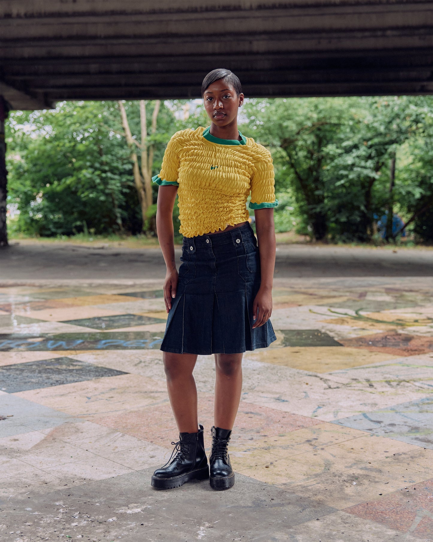 VT Rework : Brazil x Nike Shirred Tee