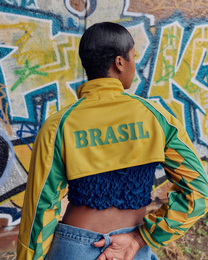 VT Rework : Brazil Cropped Track Jacket