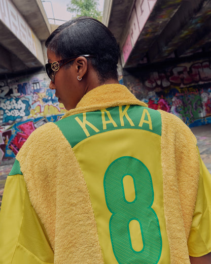 VT Rework : Brazil 2006 'KAKA' Cropped Towelling Button Down