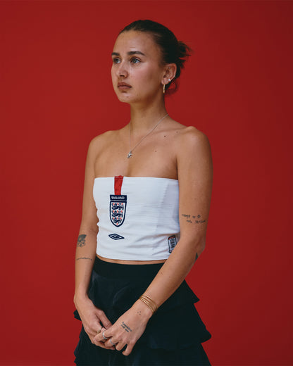 VT Rework: England Football Shirt Euro's Collection Reworked Bandeau